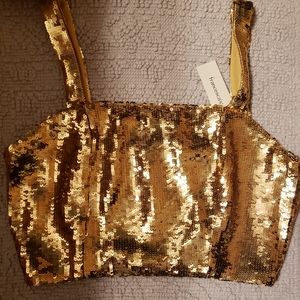 FRANCHESCAS SPARKLE CROP TOP!